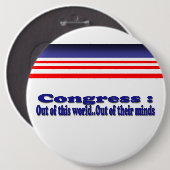 Badge Rond 15,2 Cm Le congrès (Devant & derrière)