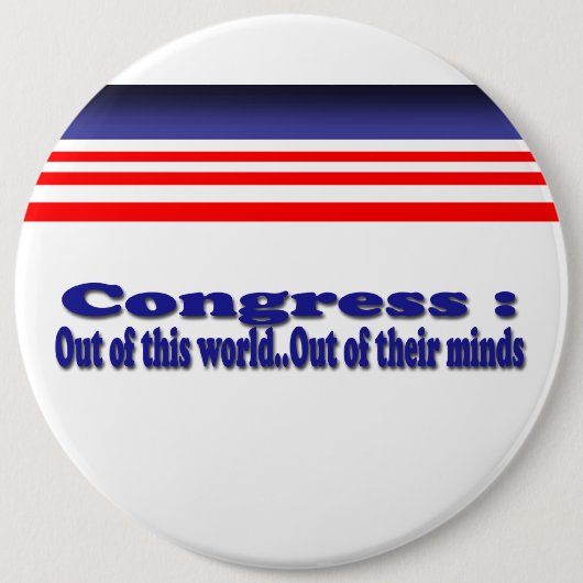 Badge Rond 15,2 Cm Le congrès (Devant)