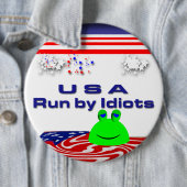 Badge Rond 15,2 Cm Le congrès (En situation)