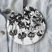 Badge Rond 15,2 Cm Le jardin Fuchsia (En situation)