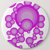 Badge Rond 15,2 Cm Le style années 70 Violet (Devant)