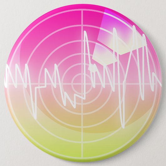 Badge Rond 15,2 Cm Lecteur MP3 (Devant)