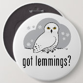Badge Rond 15,2 Cm lemmings obtenus ? (Devant & derrière)