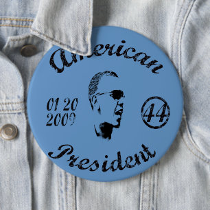 Badge Rond 15,2 Cm Les cadeaux d'Obama