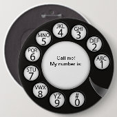 Badge Rond 15,2 Cm Les OPUS appellent l'homme ! (Devant & derrière)