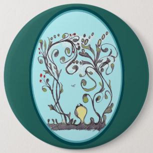 Badge Rond 15,2 Cm Les vignes de printemps veulent juste s'amuser