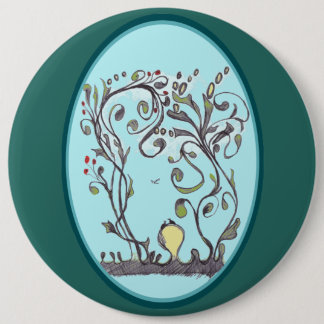 Badge Rond 15,2 Cm Les vignes de printemps veulent juste s'amuser