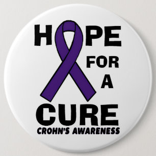 Badge Rond 15,2 Cm L'espoir d'une guérison... Crohn