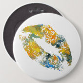 Badge Rond 15,2 Cm Lèvres élégantes #7 (Devant & derrière)