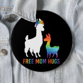 Badge Rond 15,2 Cm Libérez Maman Hugs Mama Llama (En situation)