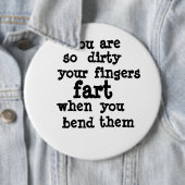 Badge Rond 15,2 Cm Ligne Fingers (En situation)