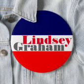 Badge Rond 15,2 Cm Lindsey Graham 2016 (En situation)