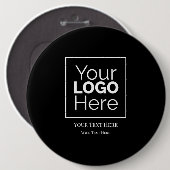 Badge Rond 15,2 Cm Logo professionnel personnalisé (Devant & derrière)