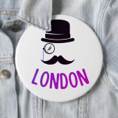 BADGE ROND 15,2 CM LONDRES (En situation)