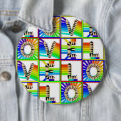 BADGE ROND 15,2 CM LOVE PENCILS (En situation)