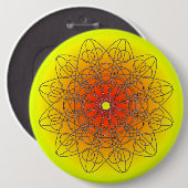 Badge Rond 15,2 Cm Lumière Star (Devant & derrière)