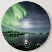 Badge Rond 15,2 Cm Lumières du Nord (Devant)