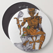 Badge Rond 15,2 Cm M. Mummy (Devant & derrière)