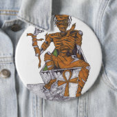 Badge Rond 15,2 Cm M. Mummy (En situation)