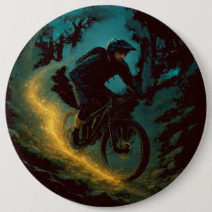 Badge Rond 15,2 Cm Magical Mountain Venture Trail Scene