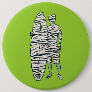 Badge Rond 15,2 Cm Maman surfante de Halloween