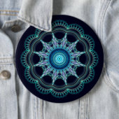 Badge Rond 15,2 Cm Mandala (En situation)