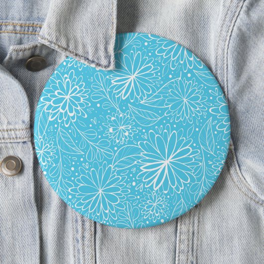 Badge Rond 15,2 Cm Mandala 26 de luxe (En situation)