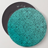 Badge Rond 15,2 Cm Mandala 38 de luxe (Devant & derrière)