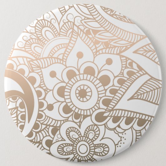 Badge Rond 15,2 Cm Mandala 41 de luxe (Devant)