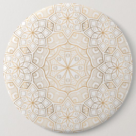 Badge Rond 15,2 Cm Mandala 4 de luxe (Devant)