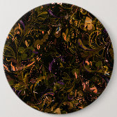 Badge Rond 15,2 Cm Mandala Abstrait 5 (Devant)