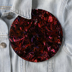 Badge Rond 15,2 Cm Mandala abstrait 6