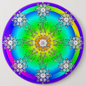 Badge Rond 15,2 Cm Mandala celtique (Devant)
