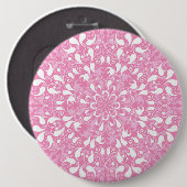 Badge Rond 15,2 Cm Mandala de luxe 18 (Devant & derrière)