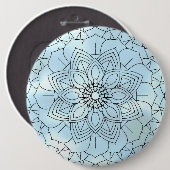 Badge Rond 15,2 Cm Mandala de luxe 56 (Devant & derrière)