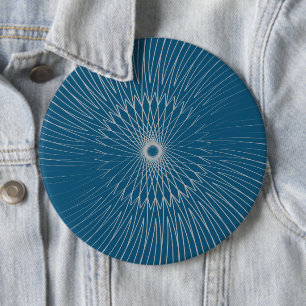 Badge Rond 15,2 Cm Mandala, Fils de bicyclette 11