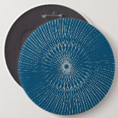 Badge Rond 15,2 Cm Mandala, Vélos 11 (Devant & derrière)