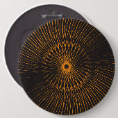 Badge Rond 15,2 Cm Mandala, Vélos 6 (Devant & derrière)