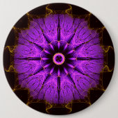 Badge Rond 15,2 Cm Mandala Violet (Devant)