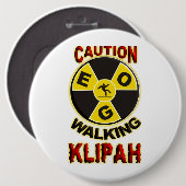 Badge Rond 15,2 Cm Marcher Klipah (Devant & derrière)