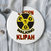 Badge Rond 15,2 Cm Marcher Klipah (En situation)
