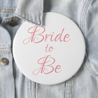 Mariée à être Mariage de script rose Élégant simpl