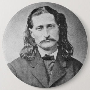 Badge Rond 15,2 Cm Marshal Wild Bill Hickok Old West Gunfighter