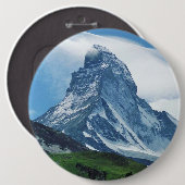 Badge Rond 15,2 Cm Matterhorn, Alpes (Devant & derrière)