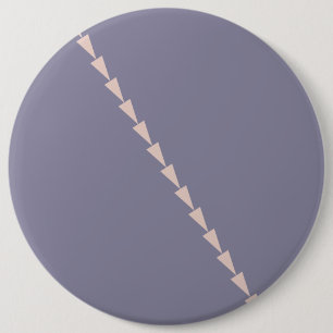 Badge Rond 15,2 Cm MauveHaze Luxe Métallique violet