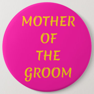 Badge Rond 15,2 Cm Mère du marié