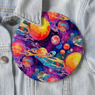 Badge Rond 15,2 Cm Merveilleuse constellation