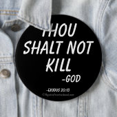 Badge Rond 15,2 Cm Mise à mort de shalt de mille pas (En situation)