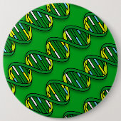 Badge Rond 15,2 Cm modèle d'ADN (Devant)