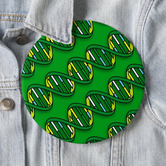 Badge Rond 15,2 Cm modèle d'ADN (En situation)